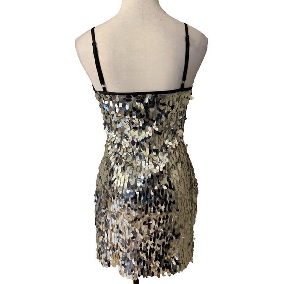 London Times Sequin Dress 6 Stretch Dancing Wedding Party Cruise Holiday NEW - Picture 4 of 11